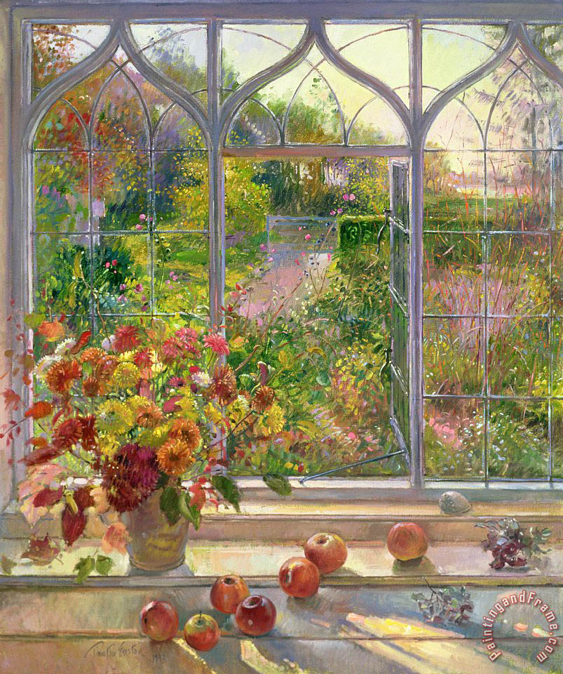 Timothy Easton Autumn Windows painting Autumn Windows