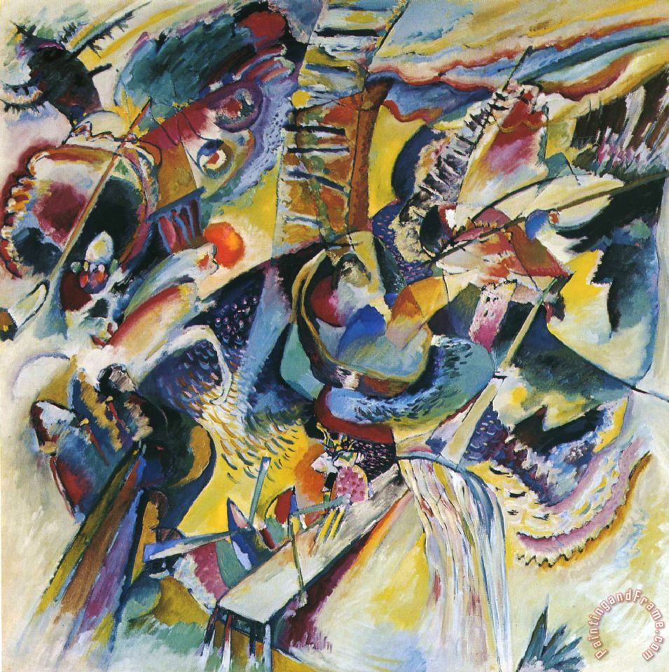 Wassily Kandinsky Improvisation Gorge 1914 painting - Improvisation ...