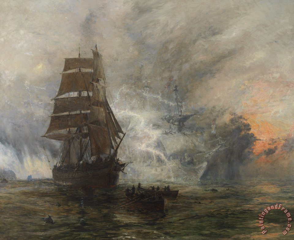 william-lionel-wyllie-the-phantom-ship-painting-the-phantom-ship